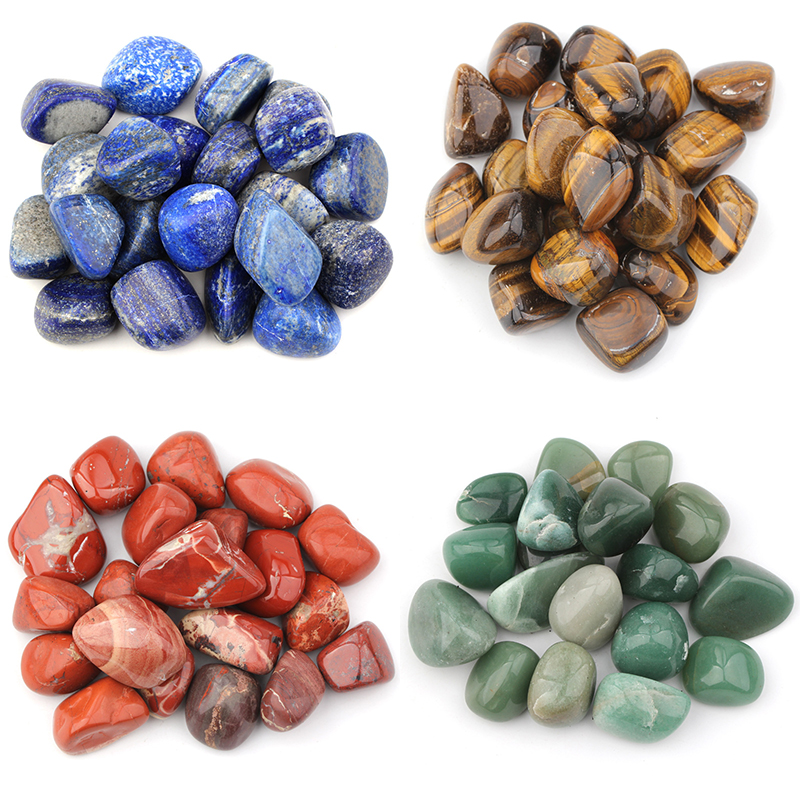 100% Natural Crystal Stone Raw Gemstone Large Grain Amethyst Opal Lapis Lazuli Obsidian Gravel Loose Gemstone Seven Chakra Stone