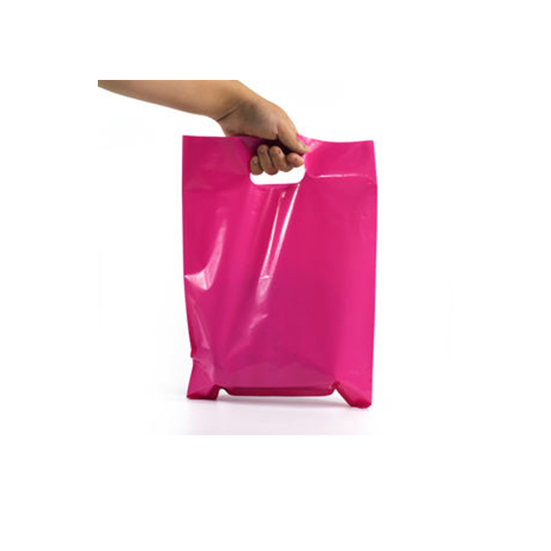 Custom printing heavy duty bio degradable compostable thick die cut patch large shopping plastic bags with custom made own logo