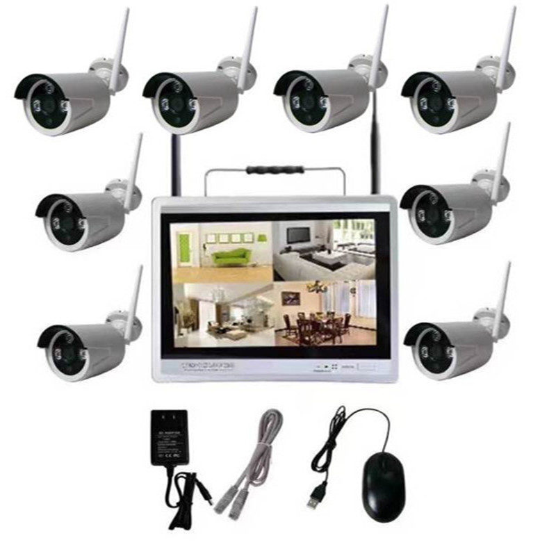 Inlifecam 8CH 1. Мегапиксельная беспроводная Wi-Fi система камер видеонаблюдения PAL / NTSC ИК светодиодная IP-камера водонепроницаемая наружная/Внутренняя P2P домашняя