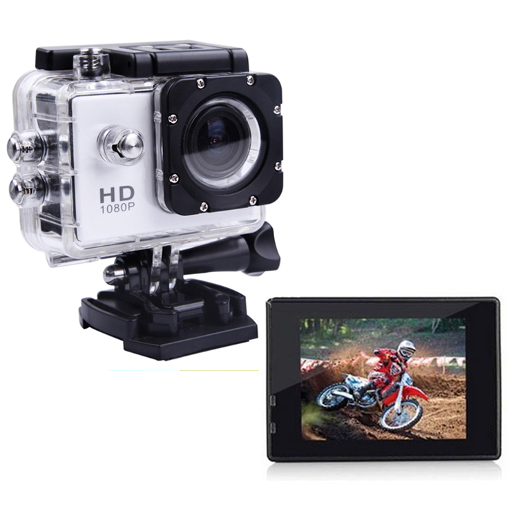 2,0 дюймов экшн-камеры Go Pro Стиль экшн-камера Full Hd 1080P Cam подводный спорт Экшн камеры