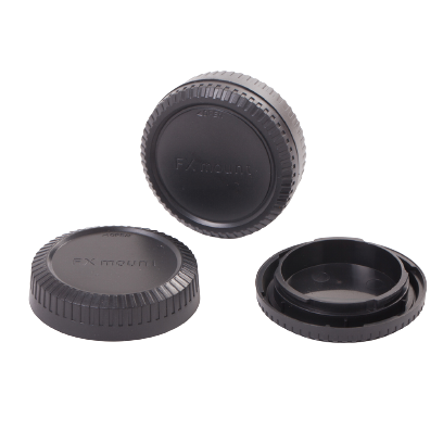 Rear Lens Body Cap Camera Cover Anti-dust Protection Plastic Black for Fuji Fujifilm FX X Mount