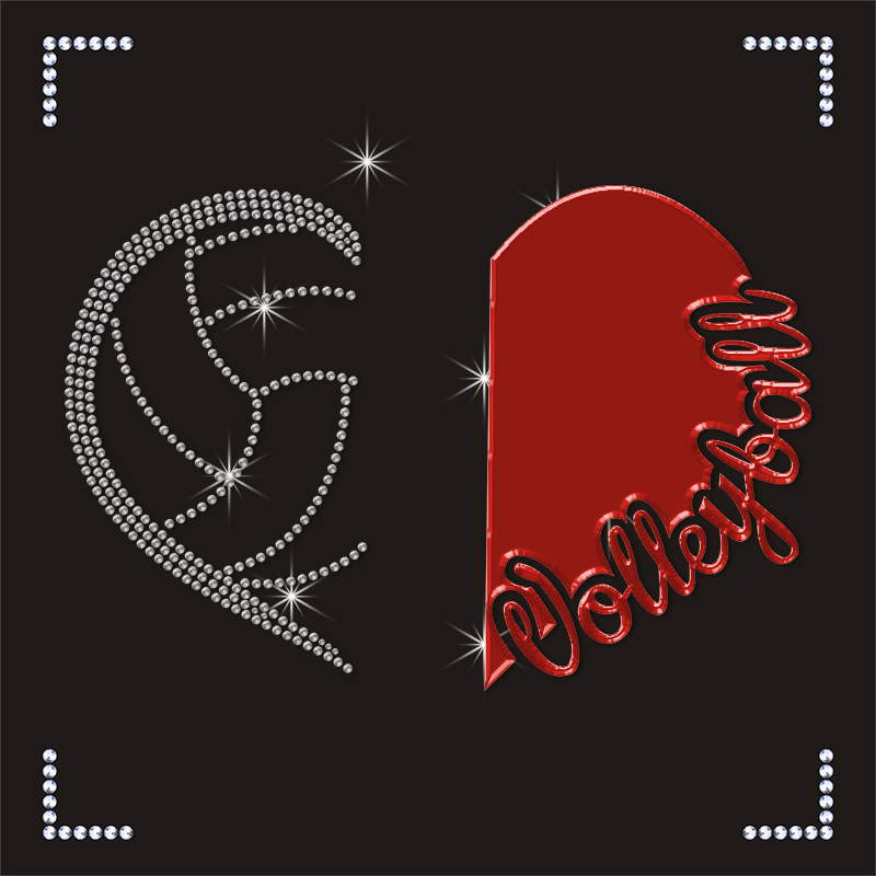 Label Stickers Gold Heat Transfer Vinyl Hot-fix Techniques Rhinestone Letter Transfers 3D for Garments & Nail Art Satin Cotton