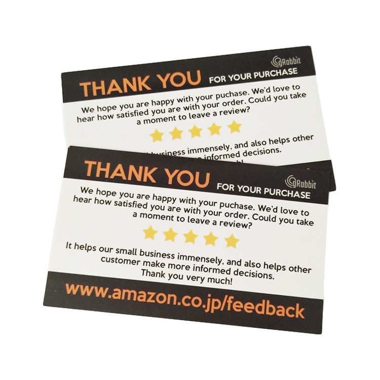 Высокое качество полный цвет флаер Вставка карты печать продуктов Amazon вставка