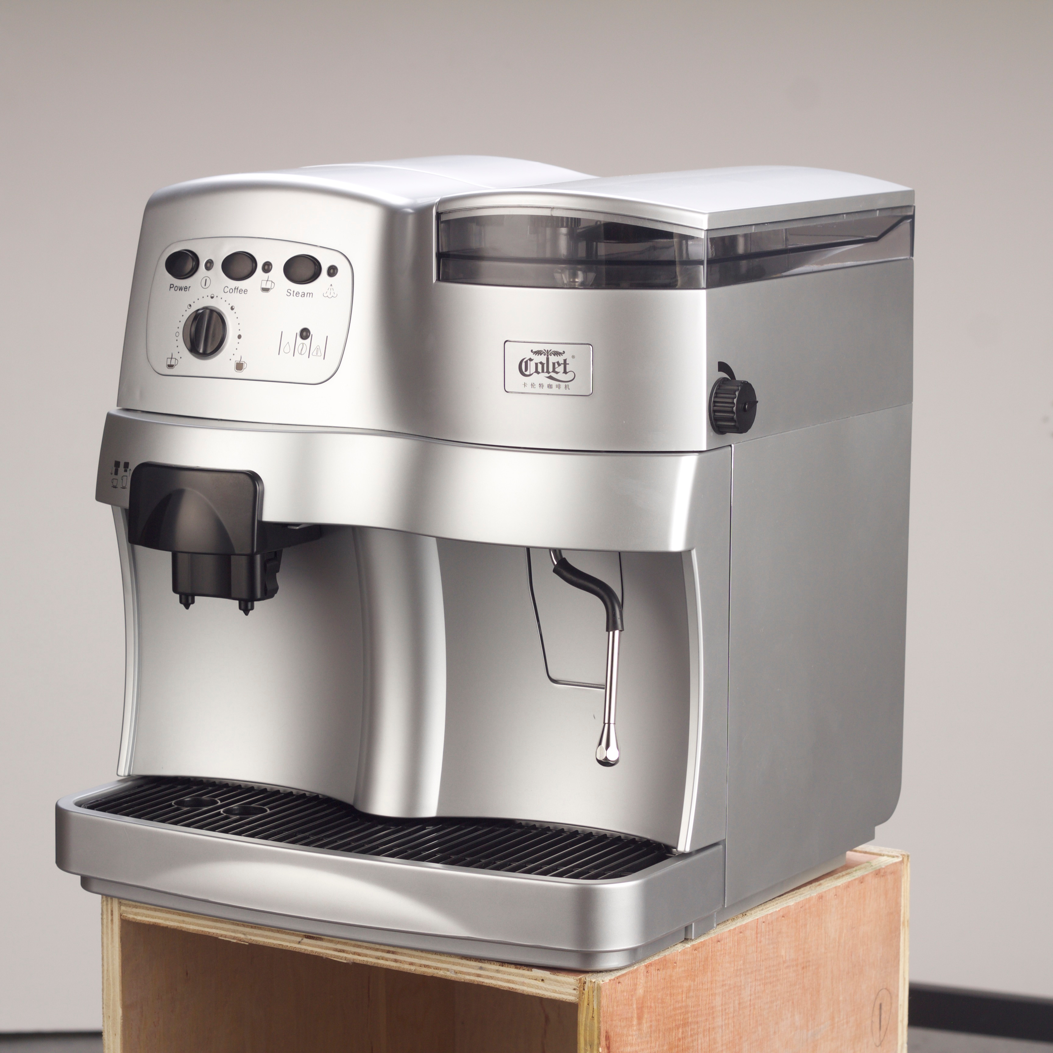 Longbank LB-CM-001 Fully Automatic Espresso Coffee Maker Automatic Coffee Machine Electric 12 Plastic White Convenient 220 1250