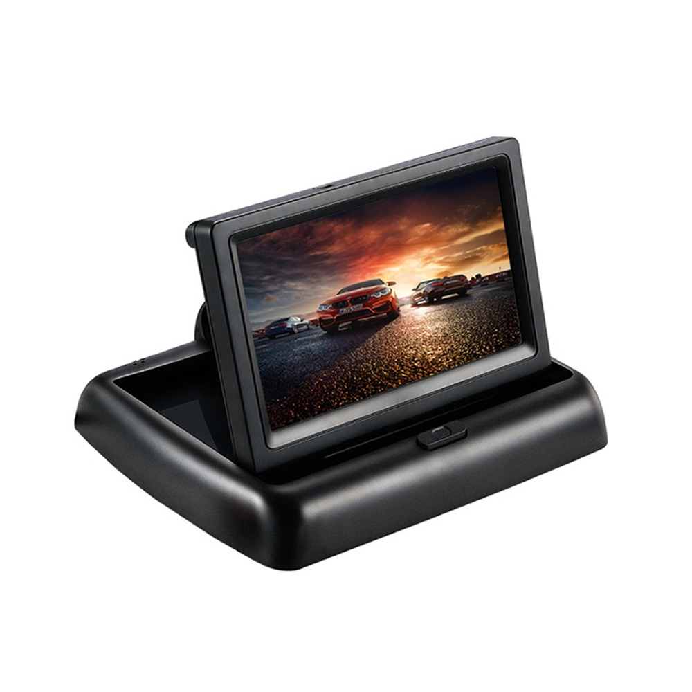 4,3 дюймов tft lcd приборной панели автомобиля в сложенном виде для контроля уровня сахара в крови с 2 канала видео вход
