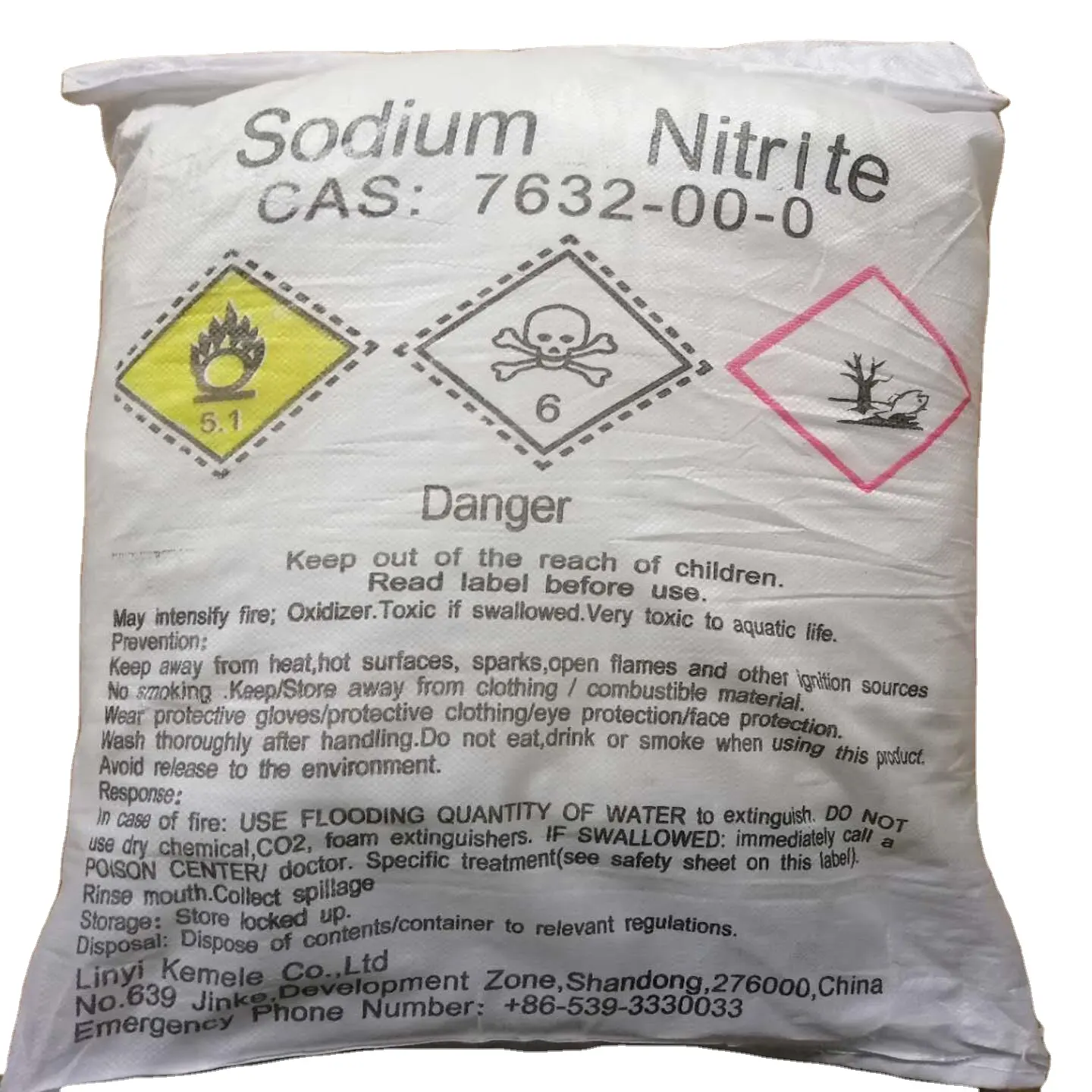 Sodium Nitrites NaNO2 Nitrite Sodium Cas 7632-00-0 Sodium Nitrite Food Grade for Sale
