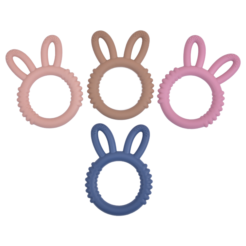 Non-toxic New Arrival Kids 100% Food Grade Bpa Free Silicone Chewing Baby Teether