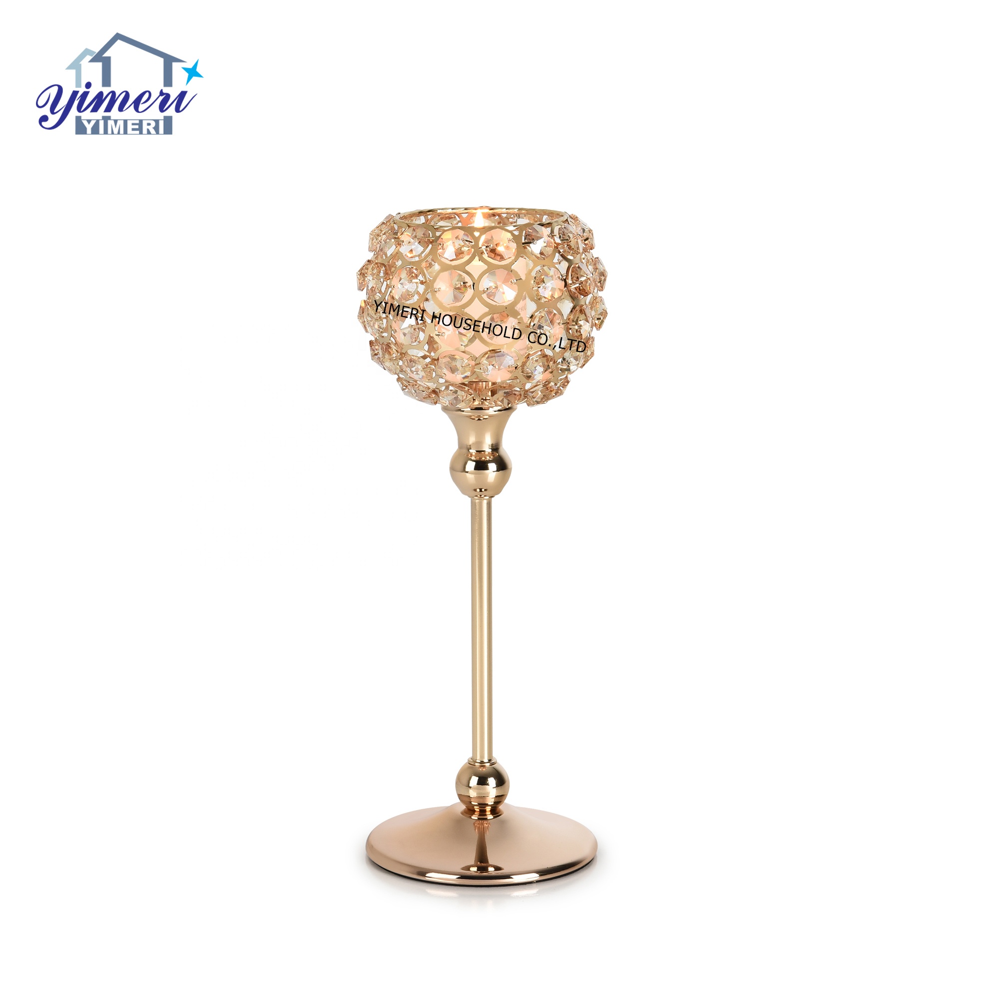 nordic metal craft decorative candle holder for wedding room home table decor