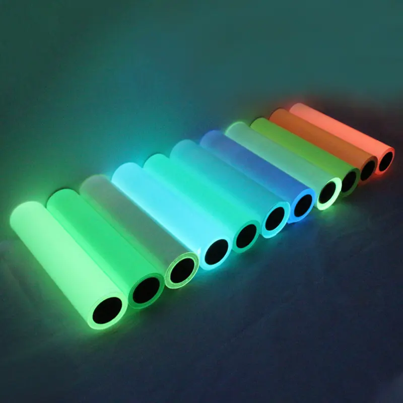 Free sample colour glow in the dark htv heat transfer vinyl for t-shirt