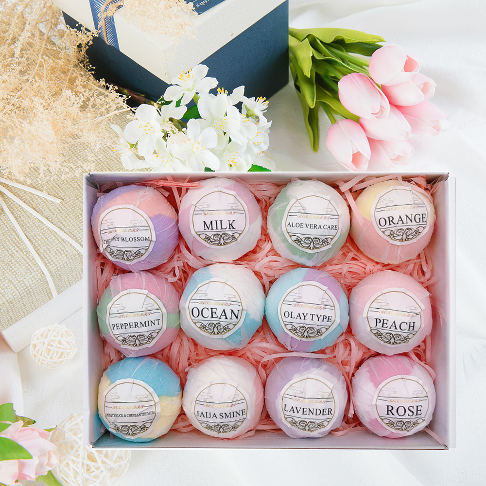 HEYAMO Fizzy 12 шт., шарики для ванны Fizzies, уход за кожей, корейские эфирные Бомбочки для ванны Cbd Oilo, натуральные Бомбочки для ванны ручной работы