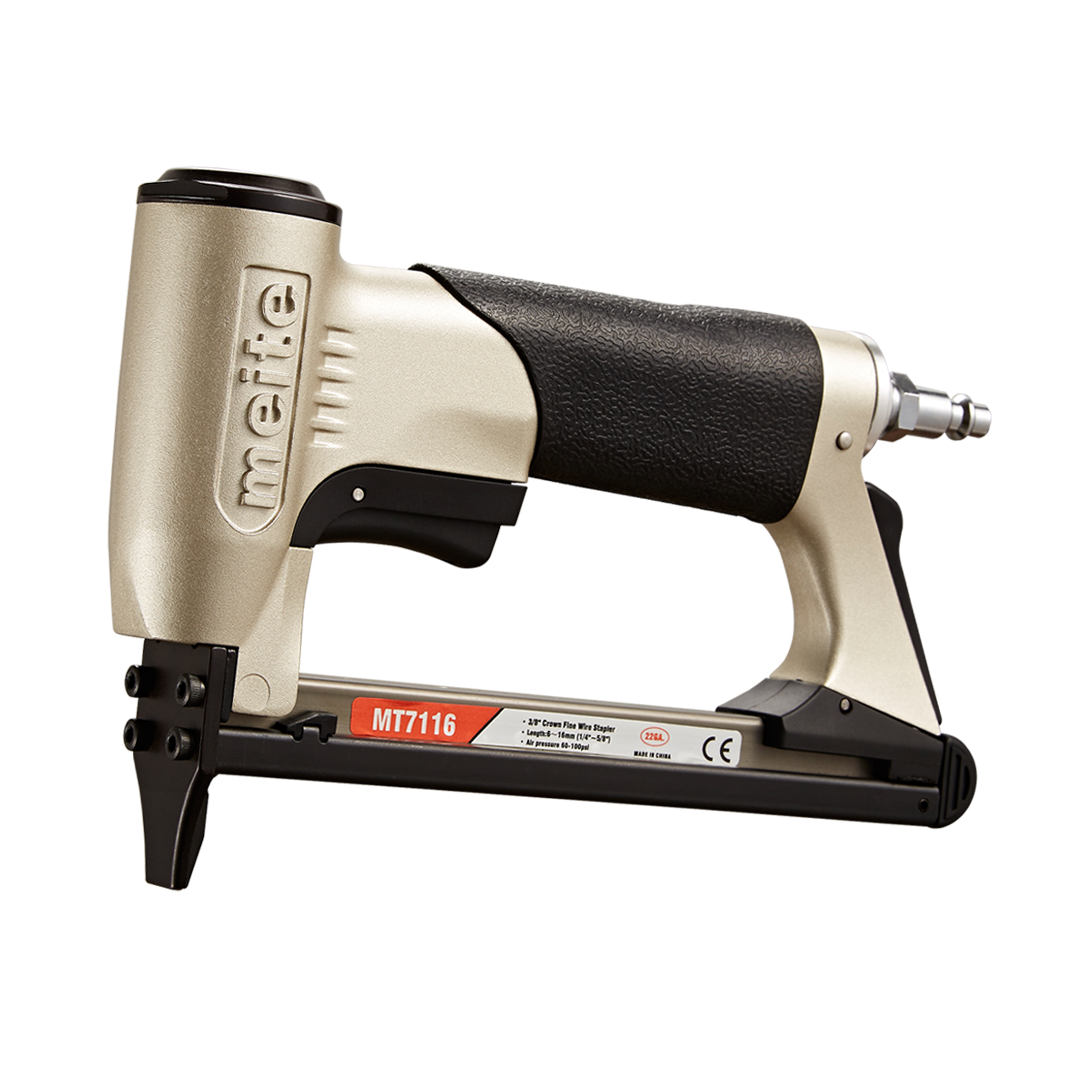 meite Industrial grade 71 series pneumatic staple gun mt7116 for interior decoration