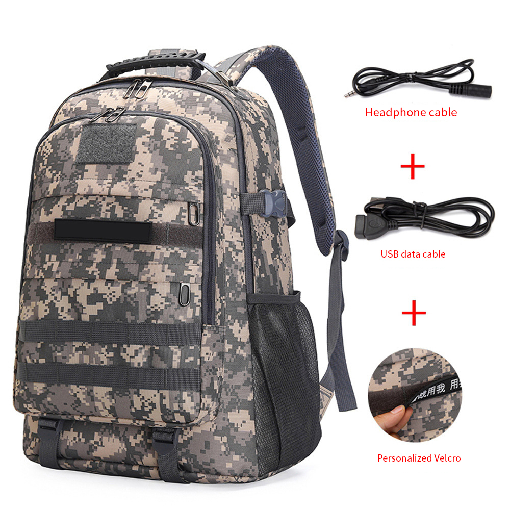MB065 Outdoor sports travel backpack Oxford 50l large-capacity camouflage mountaineering bag tactical backpack