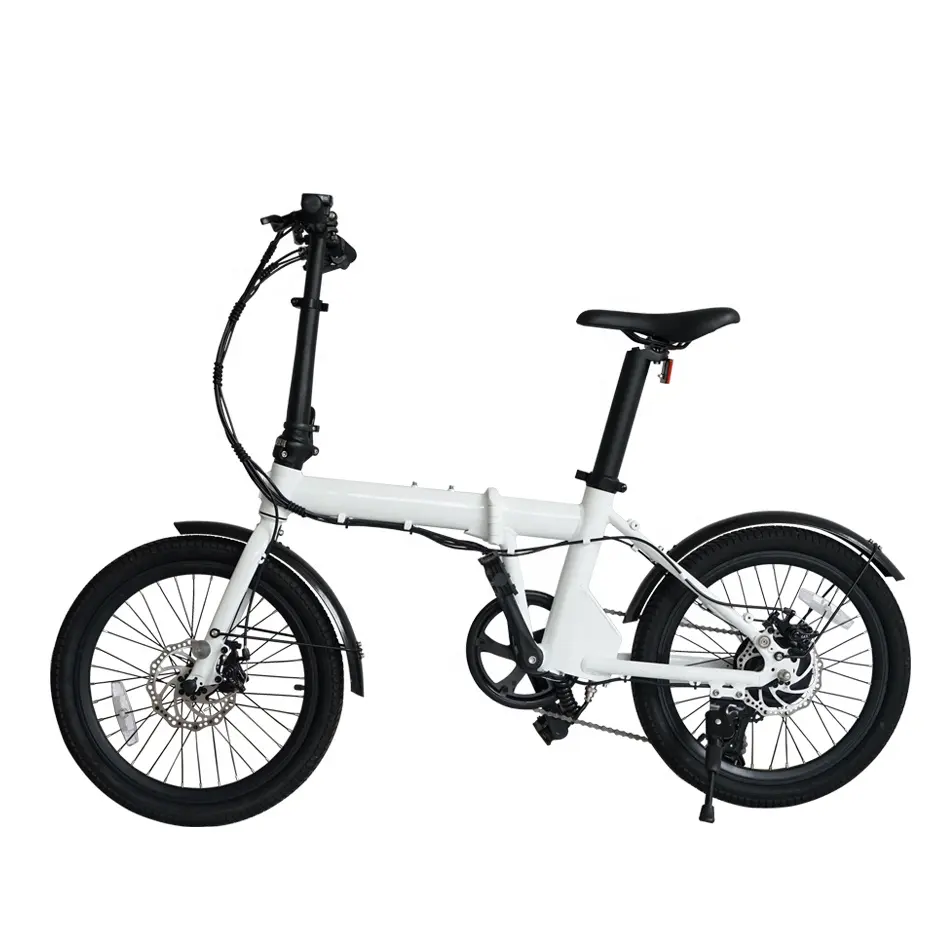 new 20 inch portable folding motor electric bicycle ebike with cruise mode