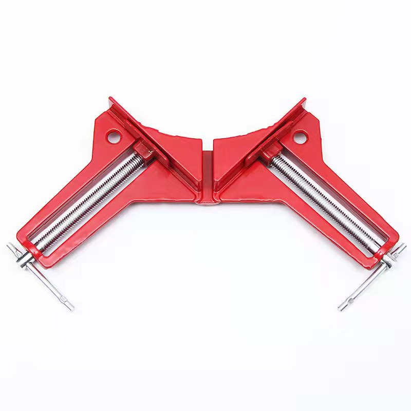 Right Angle Woodworking Clamp Quick-Jaw Clip Holder Tool Swivel Handle Corner Clamp