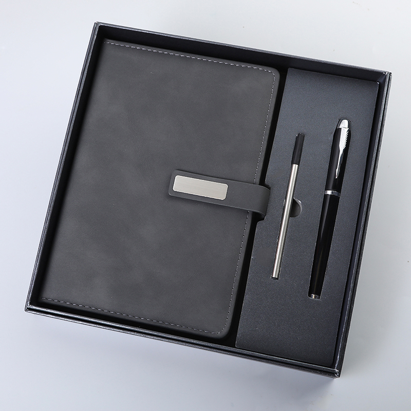 Business A5 Journal Office Work Notepad Diary School Supplies corporate luxury promotional Notebook Gift Box Set