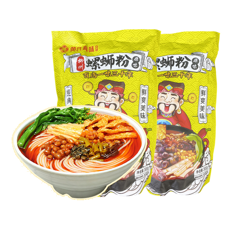 Традиционная кипяченая Японская еда Guangxi, 300 г, лапша с улиткой, вкусная рисовая лапша