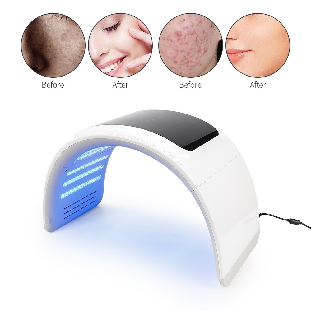 7 Colors Photon 660nm 850nm Red Light Face Therapy Panel Korean Facial Skin Care PDT Machine LED Light Therapy