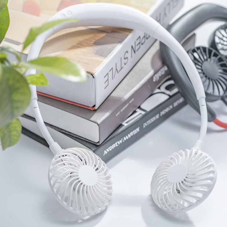 New version usb mini fan Bladeless bladeless neck fan Air Cooling hands free Neck Hanging Fan