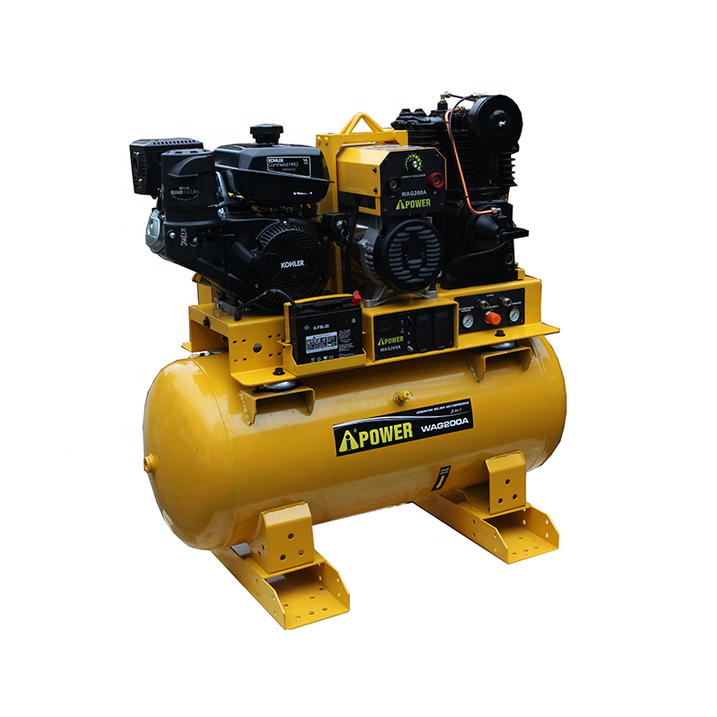 3 в 1 мулт-функция Aipower 130A 2,5 кВт Воздушный компрессор сварочный генератор