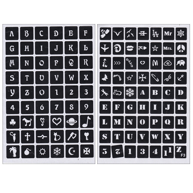 Henna Tattoo Stencil Maker Glitter Templates Tattoo Supplies Body Designer Stencil Tattoo Drawing