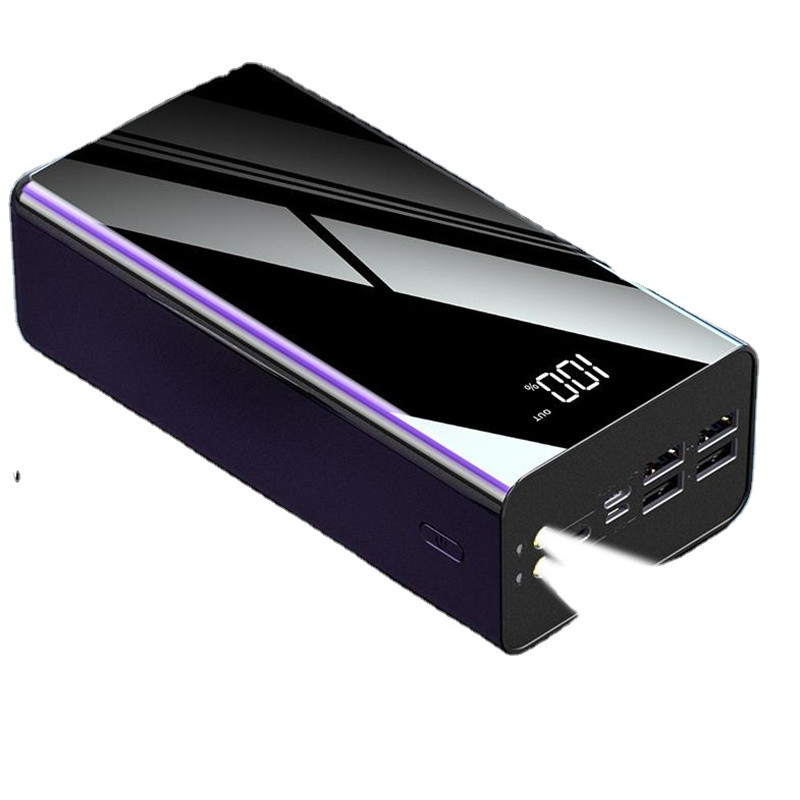 Hot Sell Four Port Output Digital Power Bank 50000mah