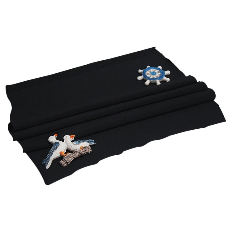 Wholesale high quality customization black 80% nylon 20% spandex fabric