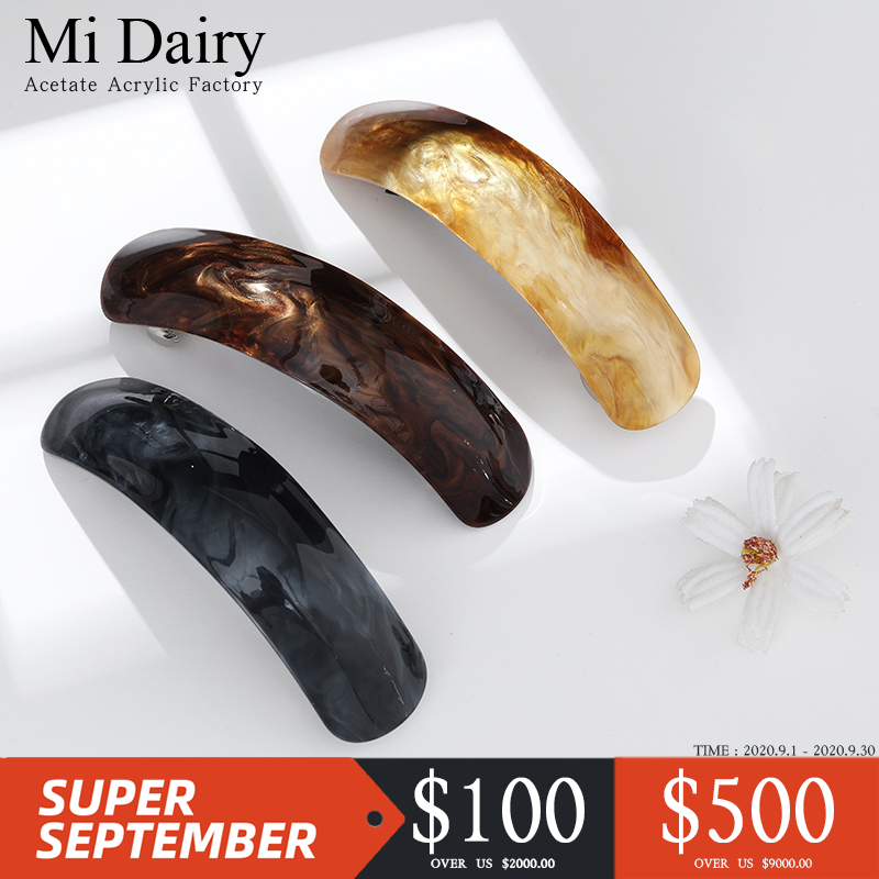 Mi Dairy Прямая продажа с фабрики Высокое качество 9 см Большой арки заколки аксессуары для длинных густых волос женщин девочек