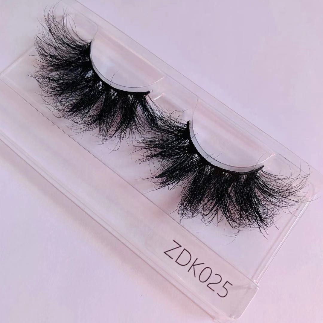 Lashes3d оптовый поставщик 25 мм 22 мм 5D супер кудрявые пушистые толстые норковые ресницы оптом упаковка под заказ коробка с логотипом