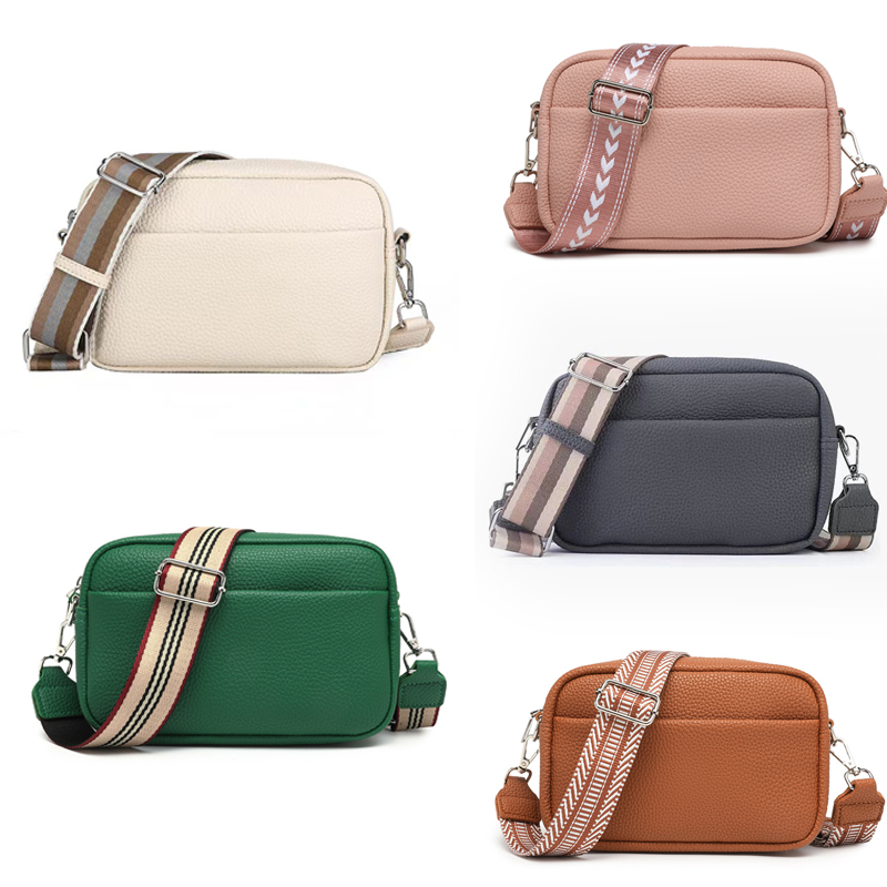 fashion trending designer women pu leather crossbody shoulder bag ladies elegant messenger cross body sling bag for girls