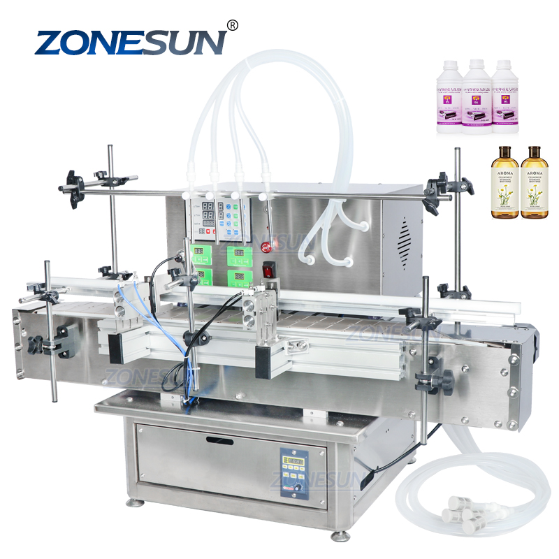 ZOESUN ZS-DTDP-4P химический мелкомасштабный мембранный насос для стеклянных бутылок автоматическая машина для наполнения молочных флаконов 4 насадки цена