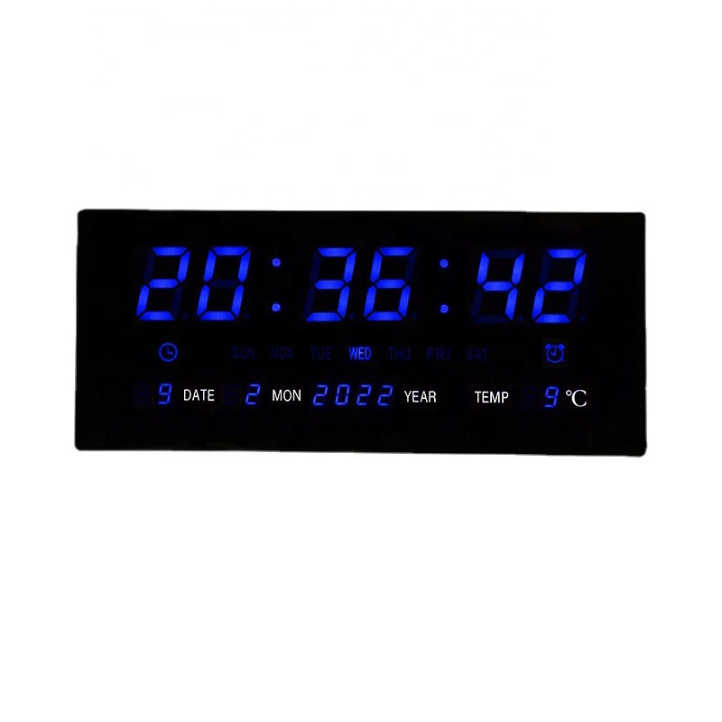 3615 large nixie tube LED display digital calendar wall clock