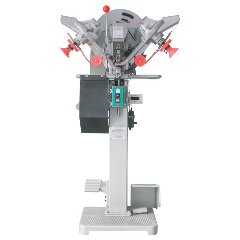 Automatic prong button attaching machine plastic snap button press fastener machine