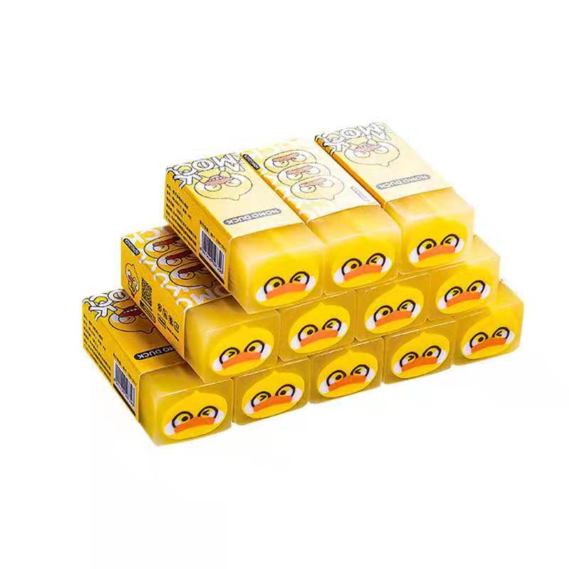 The new stationery cartoon pencil eraser is suitable for school children's supplies