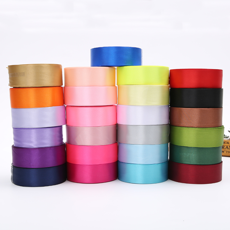Wholesale High Quality Recycle Single Face Stain Ribbon Diy Candy Repeat Stain Ribbon