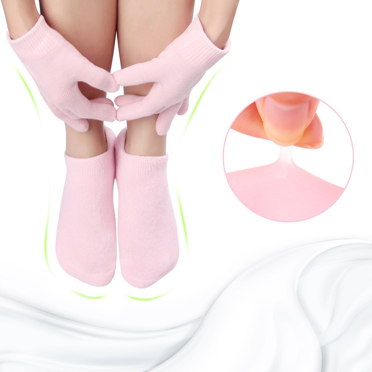 Moisturizing Gloves and Socks-Gel Spa Moisturizing Therapy Socks and Gloves