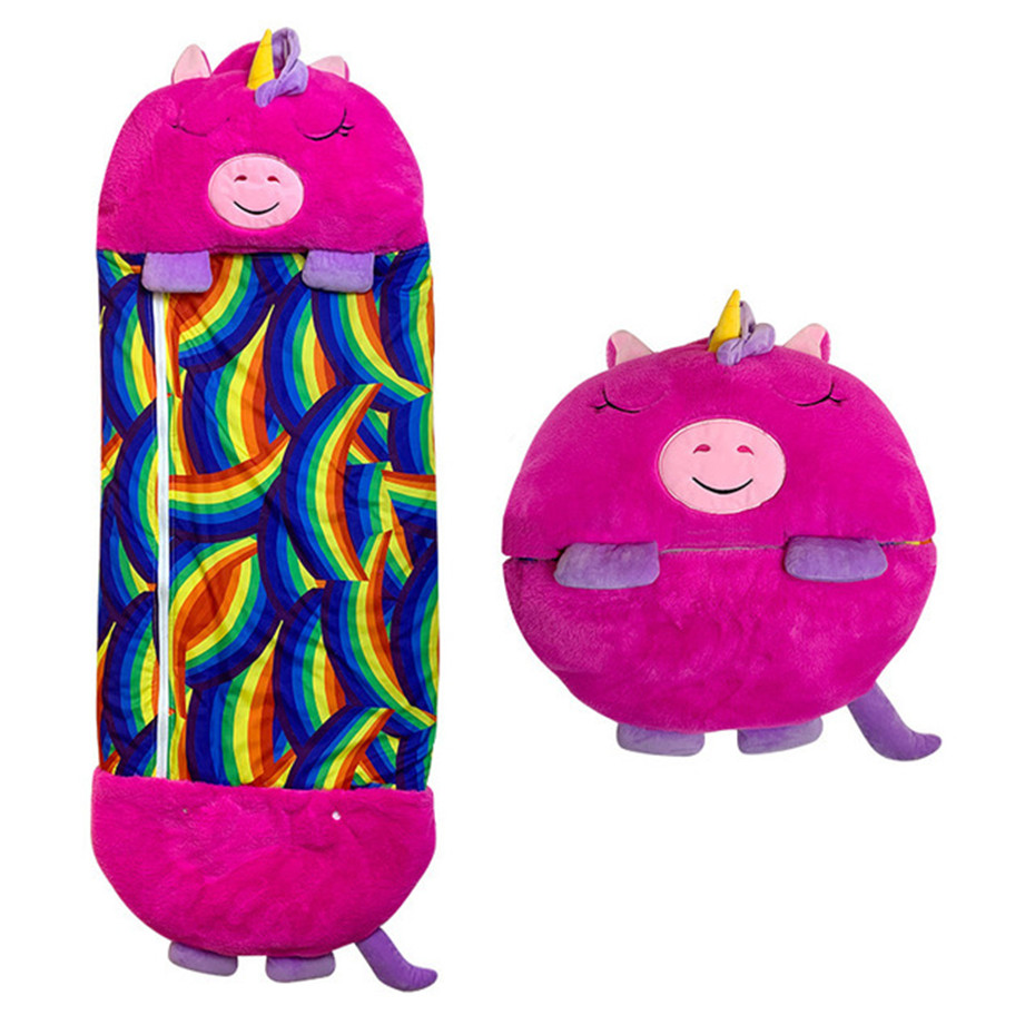 Wholesale kids Sleeping Bag Baby Boys Girls Warm Soft Lazy Sleepsacks Children's Cartoon Sleep Sack for Birthday Gift