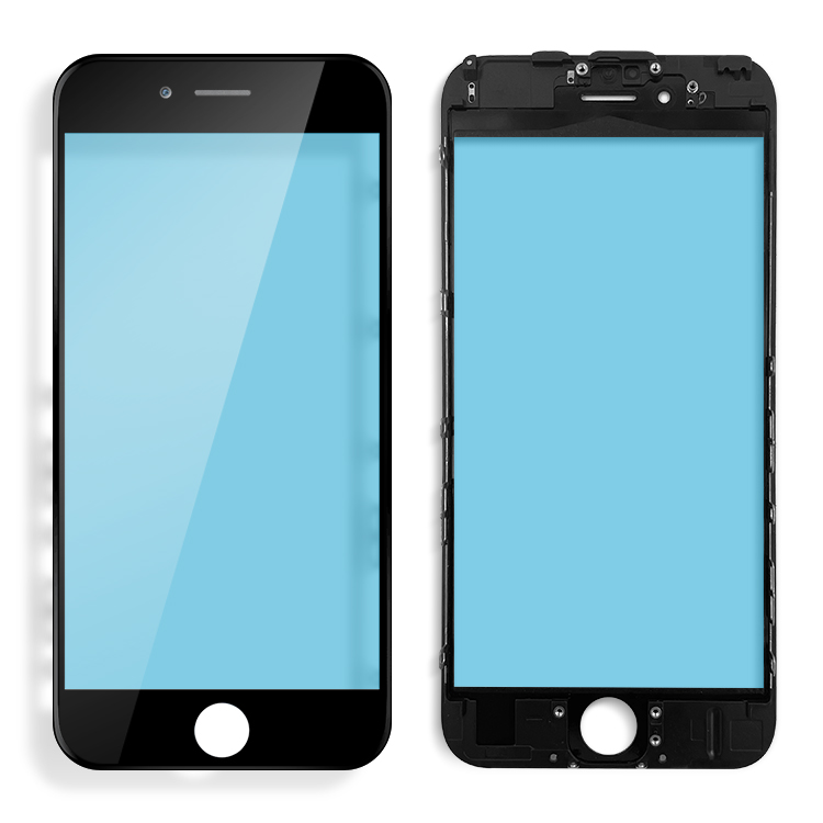 Высокое качество сборки Замена стекла с рамкой для iPhone 5/5s/5c 6/6p 6s/6sp/ 7/7p/8, 8Plus, стекло Ремонт и изменить