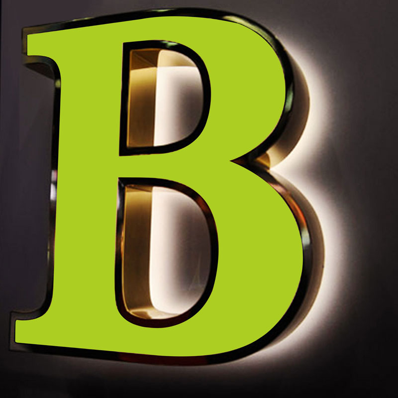 Name signs acrylic led house number sign 3d letters