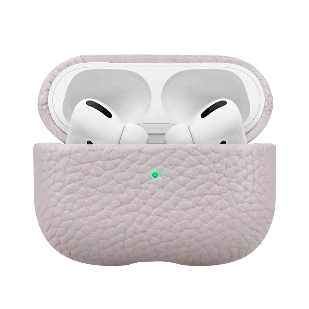Фабрика роскошной защитной натуральной кожи для Air Pod 1 & 2, Профессиональный Чехол