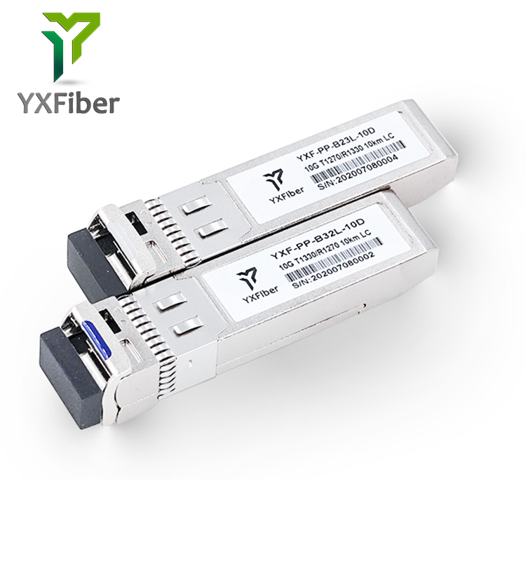 10G BIDI 10km Tx 1270nm Rx 1330nm Simplex SFP волоконно-оптический модуль