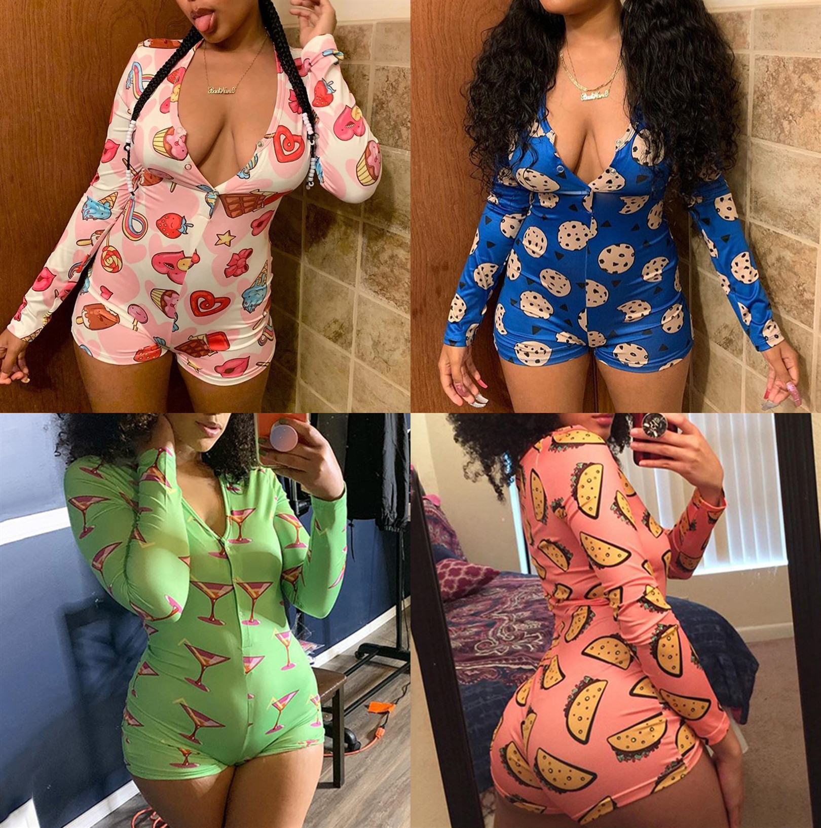 Wholesale Spandex Onesie Vendors Sexy Women s Pajama Onesis Romper Sleep Wear Onesie Short Pajamas Adult Nightwear For Wo