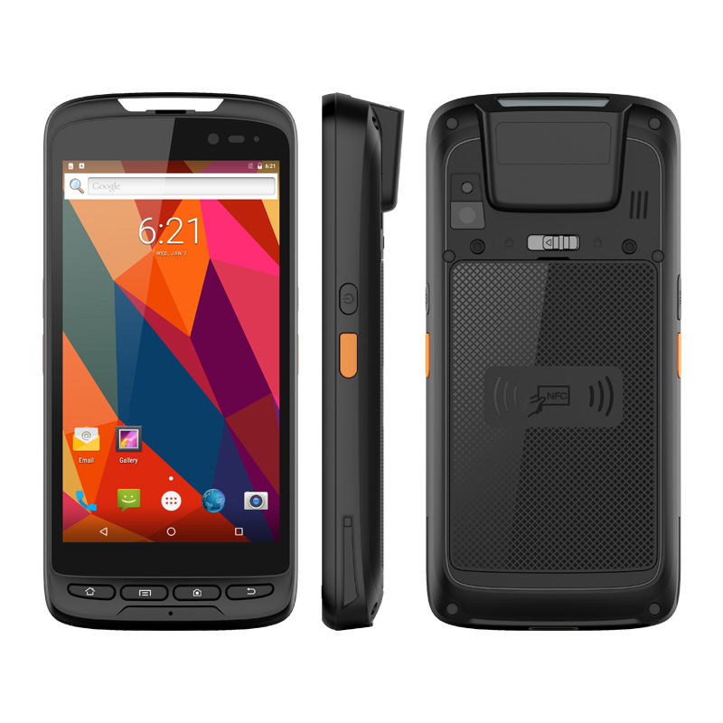 5,0 дюймов M598 NFC 4 г Lte ручной Android КПК с 1D сканер штрих кода
