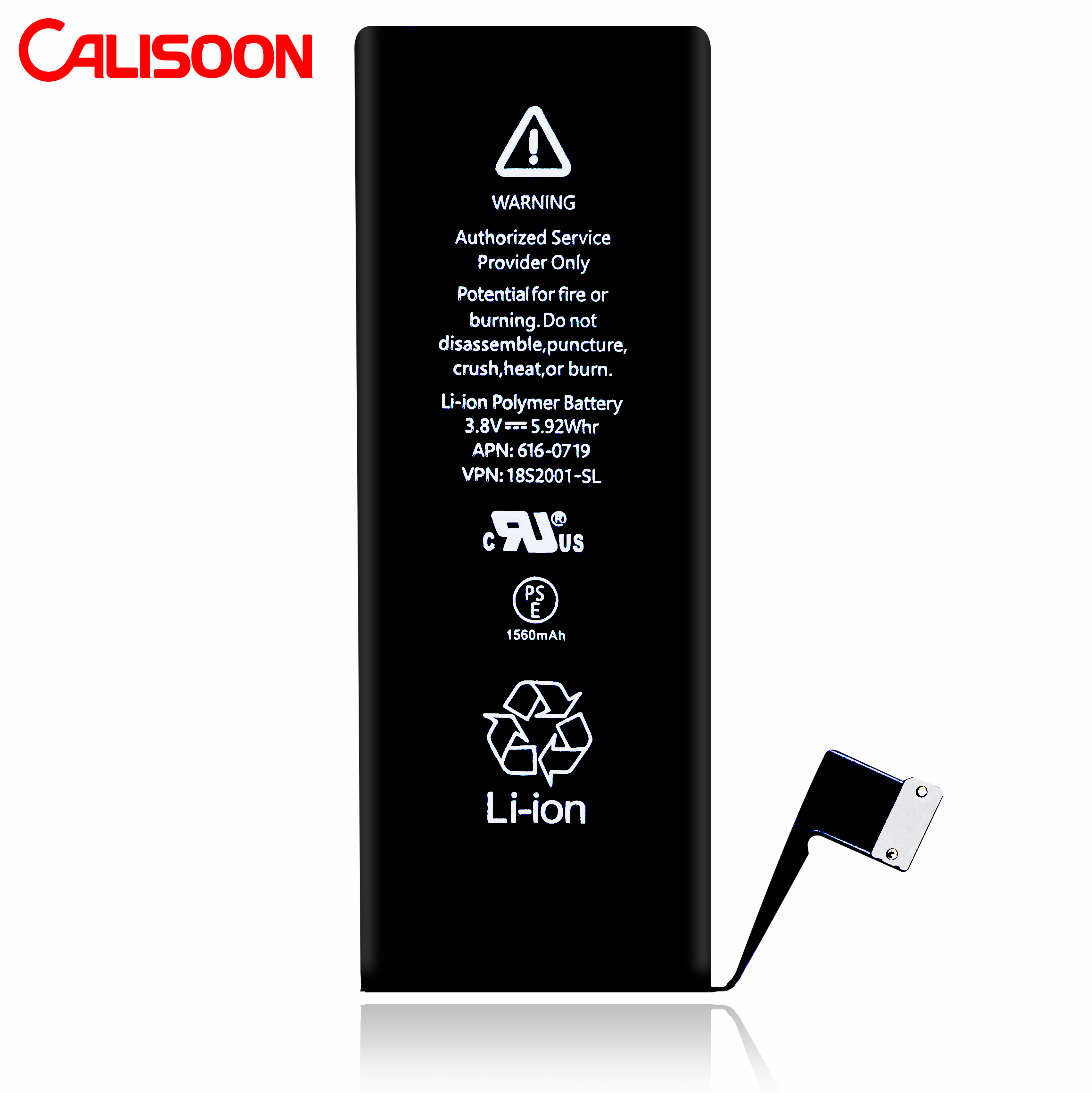 Calisoon для IPhone 5s аккумулятор, литий-ионная батарея 4,7 В для замены iphone5s