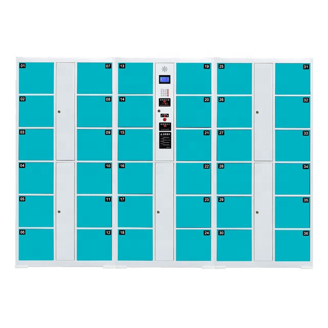 Automatic electronic barcode locker laundry room smart storage cabinets waterproof storage lock smart parcel locker