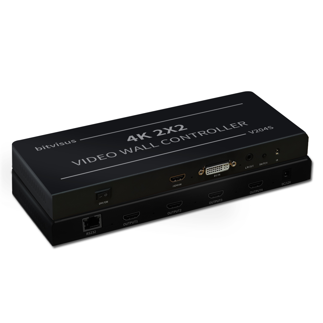 Best Sellers RS232 IR Control Tv Hdmi 4k Video Wall Controller 2x2
