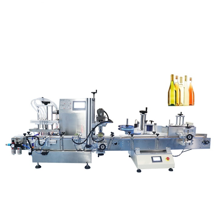 Automatic Liquid Filling Production Line for Beverages Juice Vodka Wine Water for round Can Plastic Packaging for Beer Filling