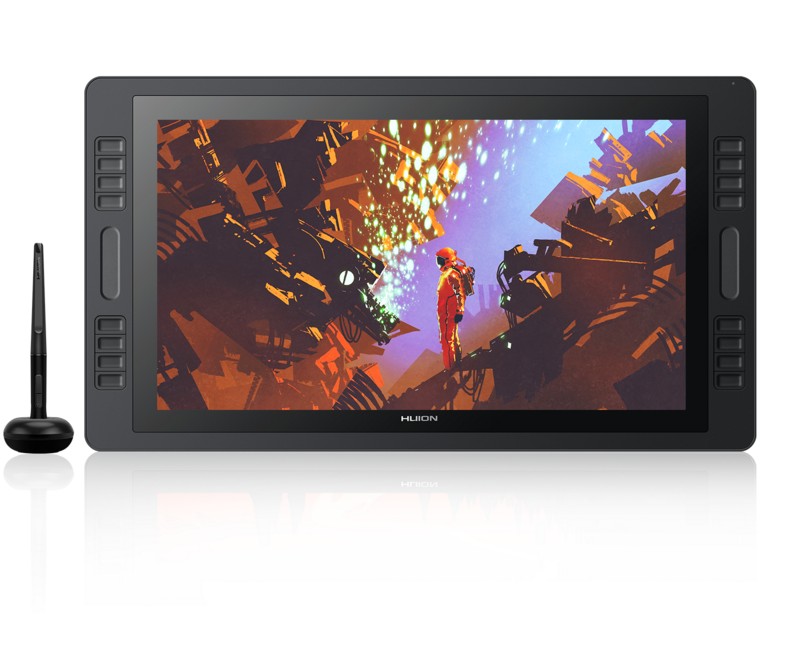 HUION KAMVAS Pro 20-2019 сертификат графический дизайн планшет другие компьютерные аксессуары ЖК-монитор для рисования
