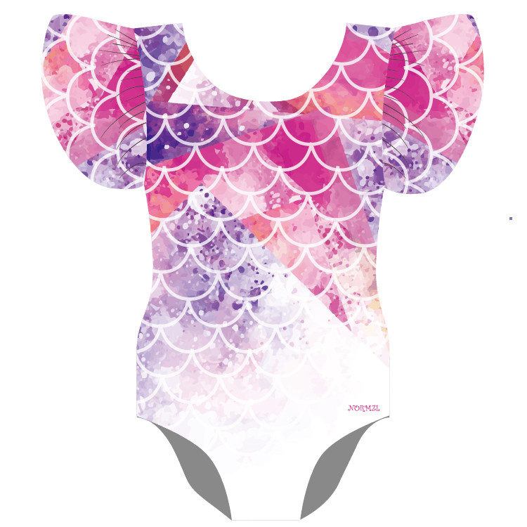 Новый дизайн распродажа Leotard с рукавами-крылышками для маленьких девочек, 2019