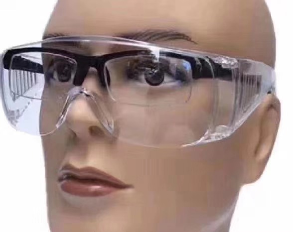 CE EN166 FDA ANSI Z87.1 Clear medical safety lab eyeglasses googles for hospital