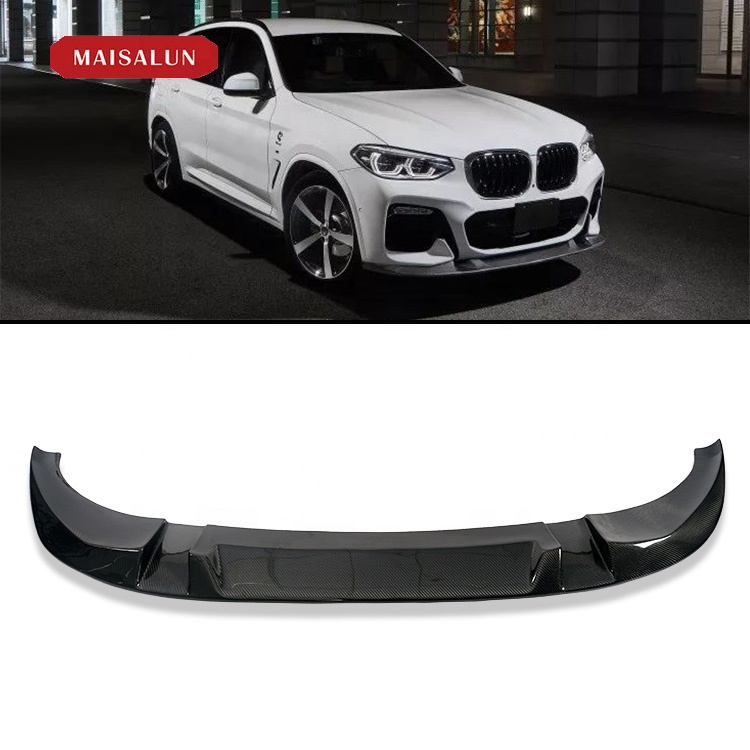 3D переднего бампера v-стиля M40i Land Rover Range Rover Sport 4-дверь для BMW X3 X4 G01 G02 2008-на юбка переднего бампера из углеродного волокна